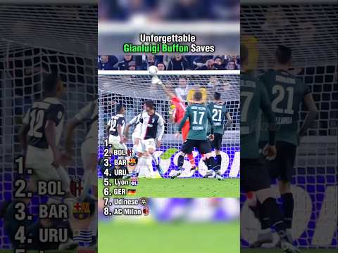 Unforgettable Gianluigi Buffon Saves