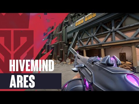 Hivemind Ares Skin Showcase [4K] - Valorant Battlepass Skins