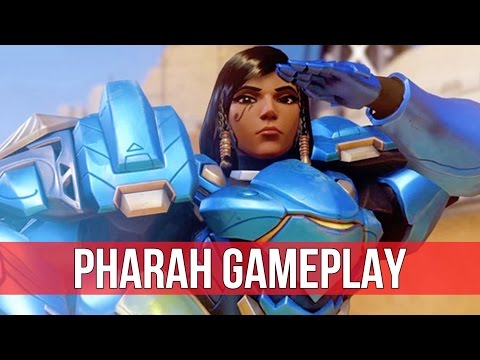 Overwatch Beta: Pharah Gameplay!