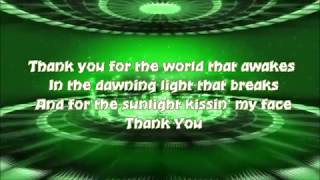 Jason Gray Thank You For Everything (Lyric Video)
