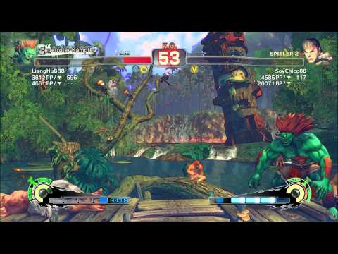 SSF4 AE 2012 SoyChico88 ( Ryu ) vs LiangHuBBB ( Blanka )