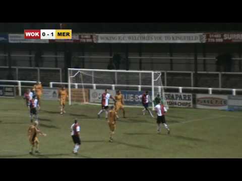 (02/02/10) Woking 1-1 Merstham AET Woking win 3-0 on pens (Match Highlights)