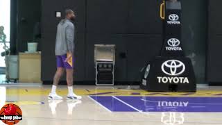 DeMarcus Cousins Rehabbing His Torn ACL Injury At The Lakers Facility.