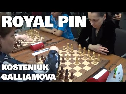 Royal Pin | Kosteniuk - Galliamova | World blitz 2019
