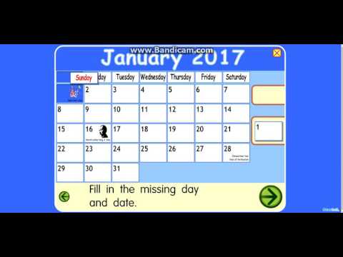 January 2017 Calendar