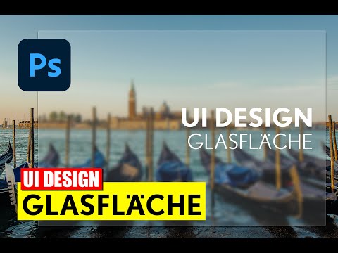 Photoshop: Glas Effekt - UI Design - Tutorial - deutsch