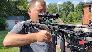 Patriot 425 performance on a  3d target at  30 yard #crossbowhunting  #deerseason2022#centerpoint