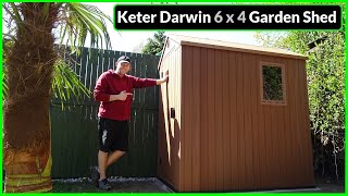 Assembling a Keter Darwin 6x4 Composite Garden Shed