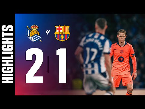REAL SOCIEDAD 2 vs 1 FC BARCELONA | LA LIGA 2025/26 JORNADA 20 🔵🔴