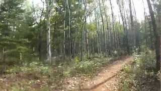 preview picture of video 'Some downhill mountain biking in Crosby MN'