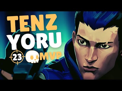 SEN TENZ PLAYS 23 ELIMS MVP YORU ON ICEBOX | RANKED - VALORANT