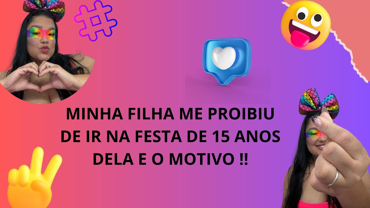 Minha filha me proibiu de ir na festa de  15 anos dela #viral #fofoca