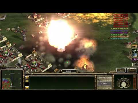 Command Conquer Generals Zero Hour 1 vs 7 Gla Demolition Thru The Valley Start With 10k Gold