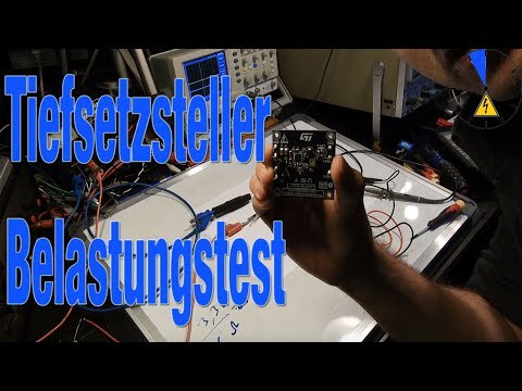 Test Tiefsetzsteller - Step Down Converter - Belastungstest