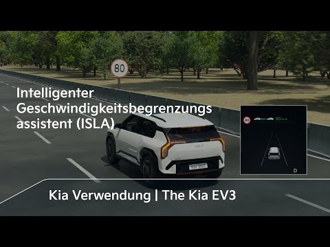 Intelligenter Geschwindigkeitsbegrenzungs assistent (ISLA)｜The Kia EV3