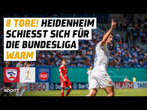 Rostocker FC - 1. FC Heidenheim | DFB-Pokal 1. Runde Tore und Highlights