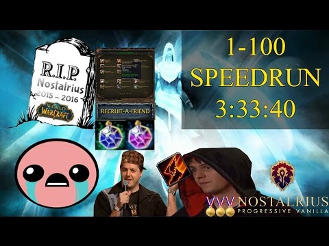 World of Warcraft Speedrun Level 1-100 In 3.5 Hours | A Video That Lead To WoW Classic's Creation