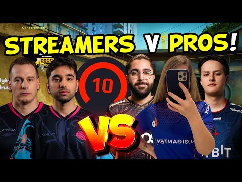 "CS STREAMERS VS CS PROS" 🔥 6000 ELO Twisted Minds D0Cc & loba VS nicoodoz, Zyphon, farlig & More!
