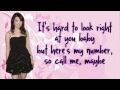 Call Me Maybe Lyrics Carly Rae Jepson