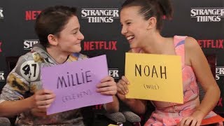 Millie Bobby Brown & Noah Schnapp Funny Moments Part 2
