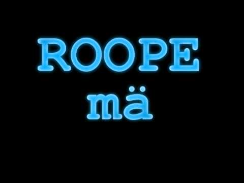 roope - mä (lyrics)