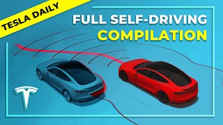 Tesla Full Self-Driving Rewrite Compilation Video + Analysis, &amp; Impact on TSLA