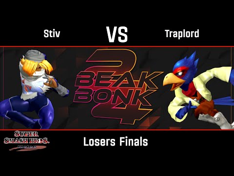 Stiv (Falco) vs Traplord (Falco) - Melee Losers Finals - Beak Bonk 2024