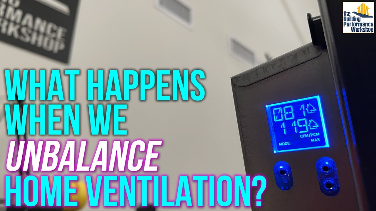 Home Pressure Effects of Unbalanced ERV, Ventilating Dehumidifier, or Supply-Only Ventilation