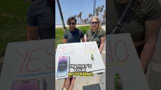 Millionaire Giving away free iPhone 15 to stranger part 56 #shorts