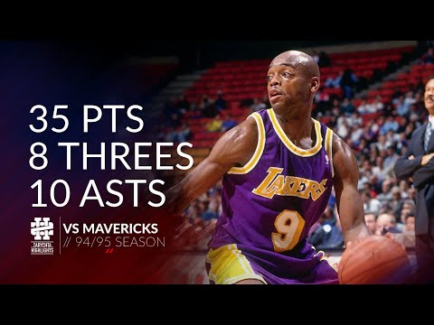 Nick Van Exel 35 pts 8 threes 10 asts vs Mavericks 94/95 season