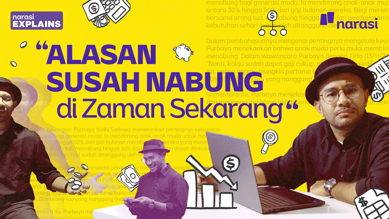Layanan Keuangan Makin Canggih, tapi Kenapa Kita Masih Susah Nabung? | Narasi Explains