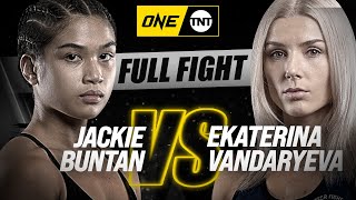Jackie Buntan vs. Ekaterina Vandaryeva | ONE Championship Full Fight