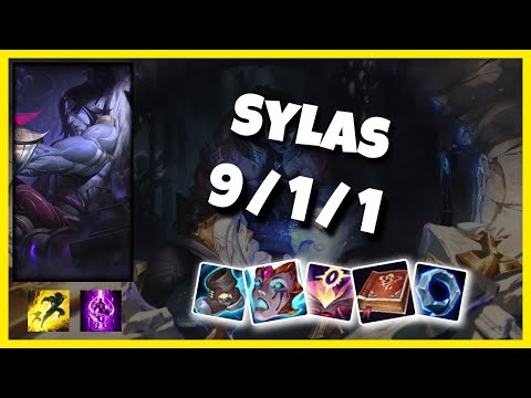 Sylas vs Malphite Top 10.25 Challenger S11 Gameplay (9/1/1) - EU