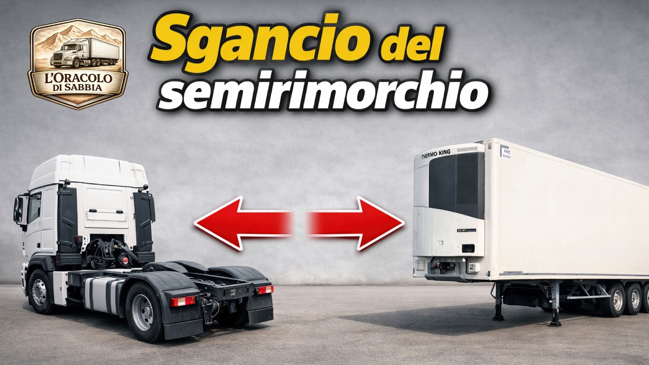 Come sganciare il semirimorchio