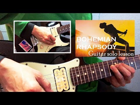 Bohemian Rhapsody - Guitar solo lesson & tutorial [55% & 70% SPEED]　Guitar Soldier