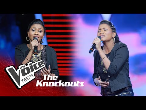 Siyumini Opayangi | Kawrudo Ara Kawluwen (කවුරුදෝ අර) | Knockouts | The Voice Teens Sri Lanka