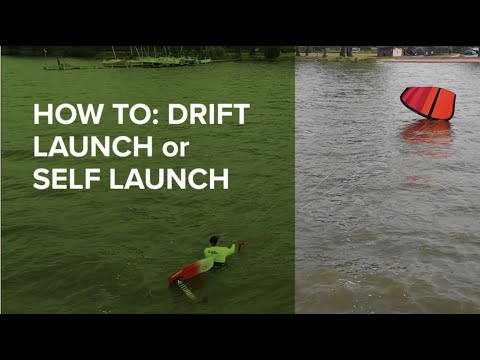 How To Drift Launch Your Kite Alone | Self Launch