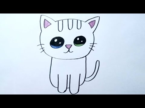 En Kolay Kedi Çizimi (2 Dakikada Başlangıç Seviyesini)