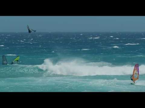 Ricardo Campello - Big jump in Capetown windsurfing