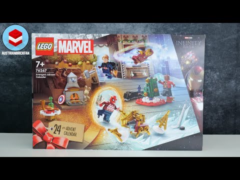 Vidéo LEGO Marvel 76267 : Calendrier de l’Avent LEGO Marvel Infinity Saga 2023