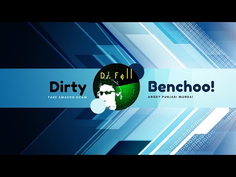 Dirty Benchoo! Fake Amazon Scammer Did Not Like Me Typing What I Typed on the Screen