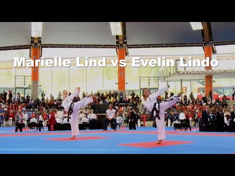 Marielle Lind (NORWAY) vs Evelin Lindo (ARGENTINA) - 4th Dan Patterns - Yong Gae | Moon Moo