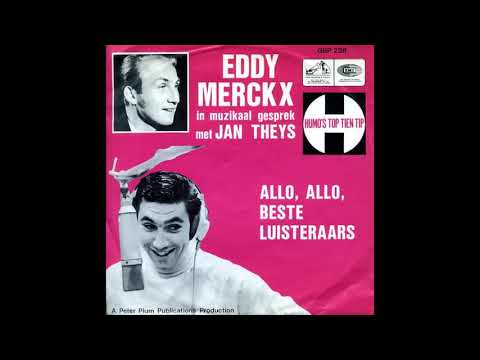 Eddy Merckx zingt met Jan Theys "allo allo beste luisteraars"