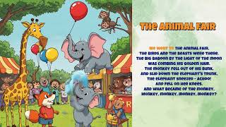 The animal fair | Nursery Rhymes and Songs