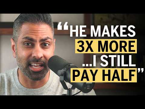 “He makes 3x more, but wants to split everything 50/50”