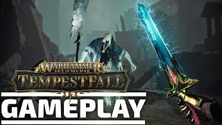 Warhammer Age of Sigmar Tempestfall - First 35 minutes of gameplay on PCVR Gaming Trend