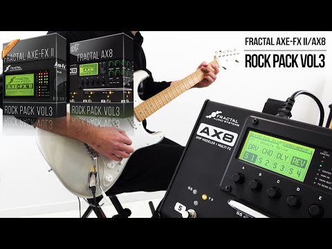 Fractal Audio AXE-FX II Series / AX8 Patches | Rock Pack vol3 | Playthrough Demo