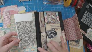 Vintage Ooh La La French Junque Recipe Journal Album (Before)