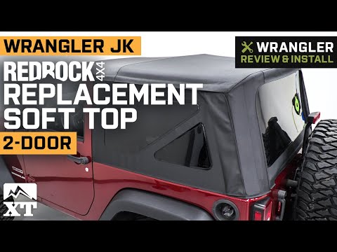 Jeep Wrangler JK 2-Door RedRock 4x4 Replacement Soft Top w/ Tinted Windows Review & Install