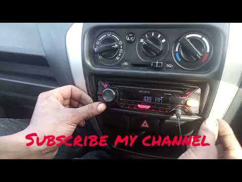 @how to reset Sony car stereo